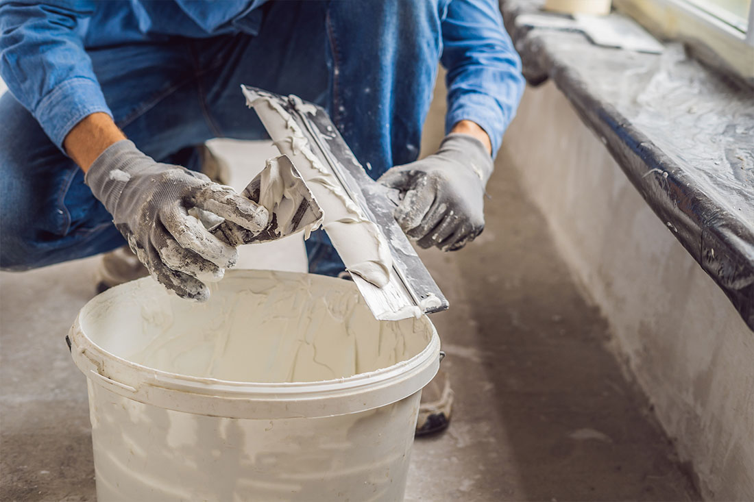 Travaux de plâtrerie